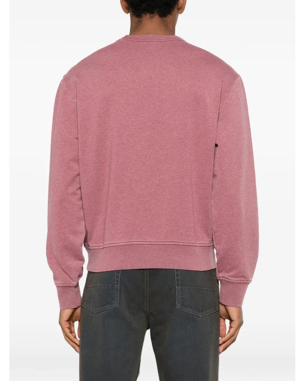 A.P.C. Trui Met Logoprint in het Pink voor heren