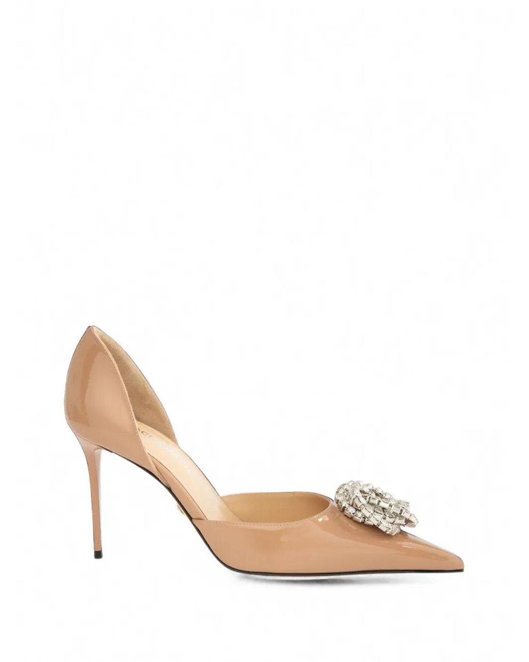 Mach & Mach Natural Galaxy Crystal-Embellished D'Orsay Pumps