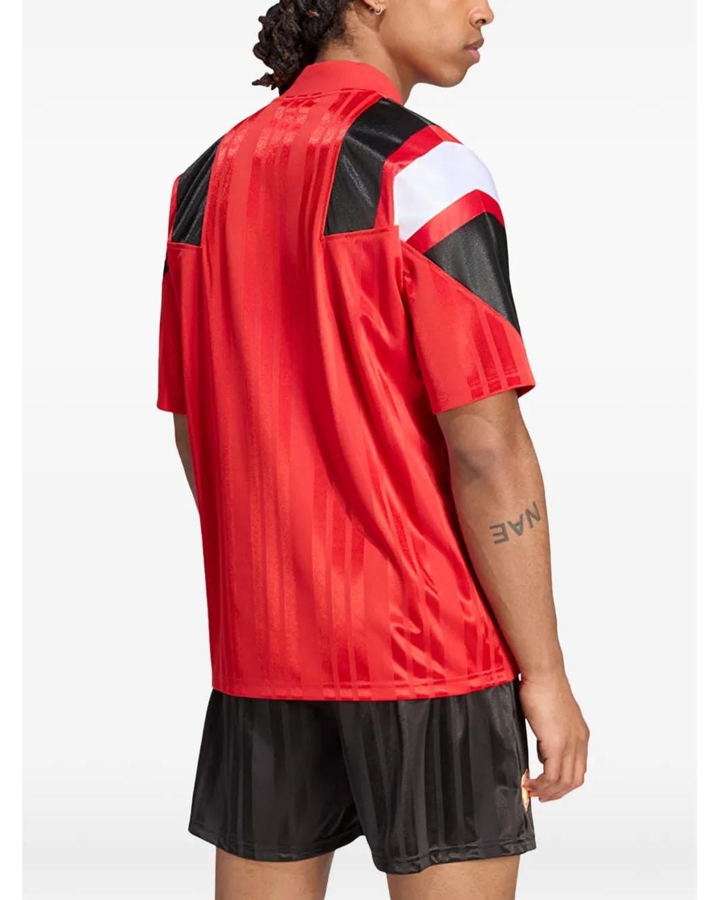 Adidas Red Manchester United Fc Eqt Jersey