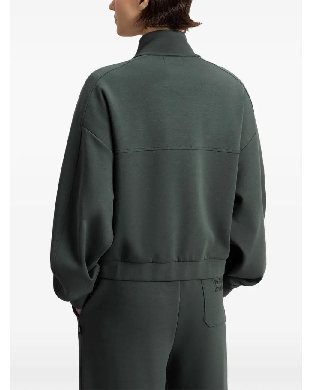 Sudadera Interlock Zipped Woolrich de color Green