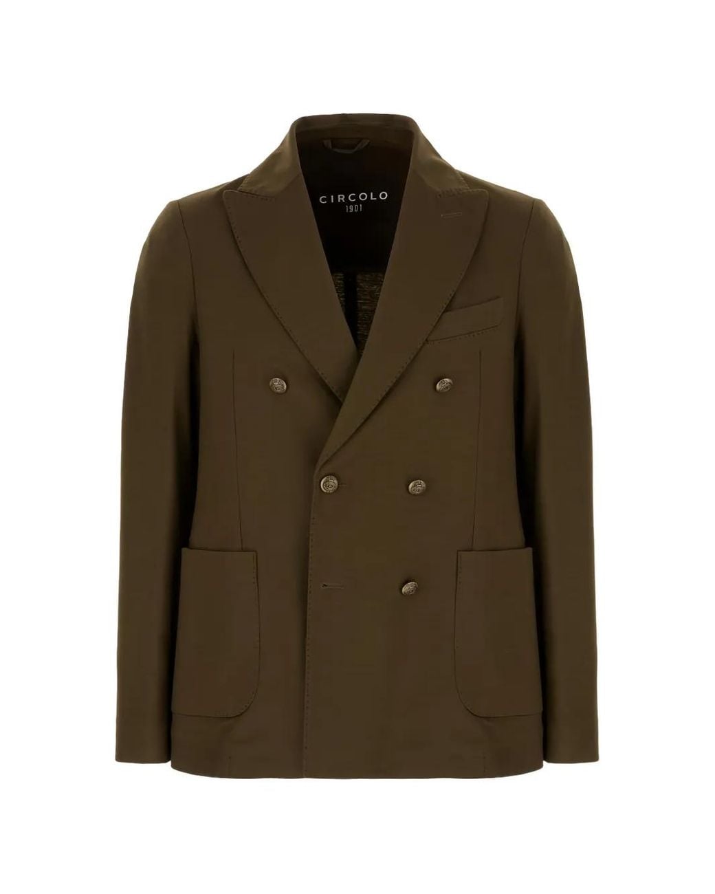 Blazer Con Doble Botonadura Circolo 1901 de hombre de color Brown