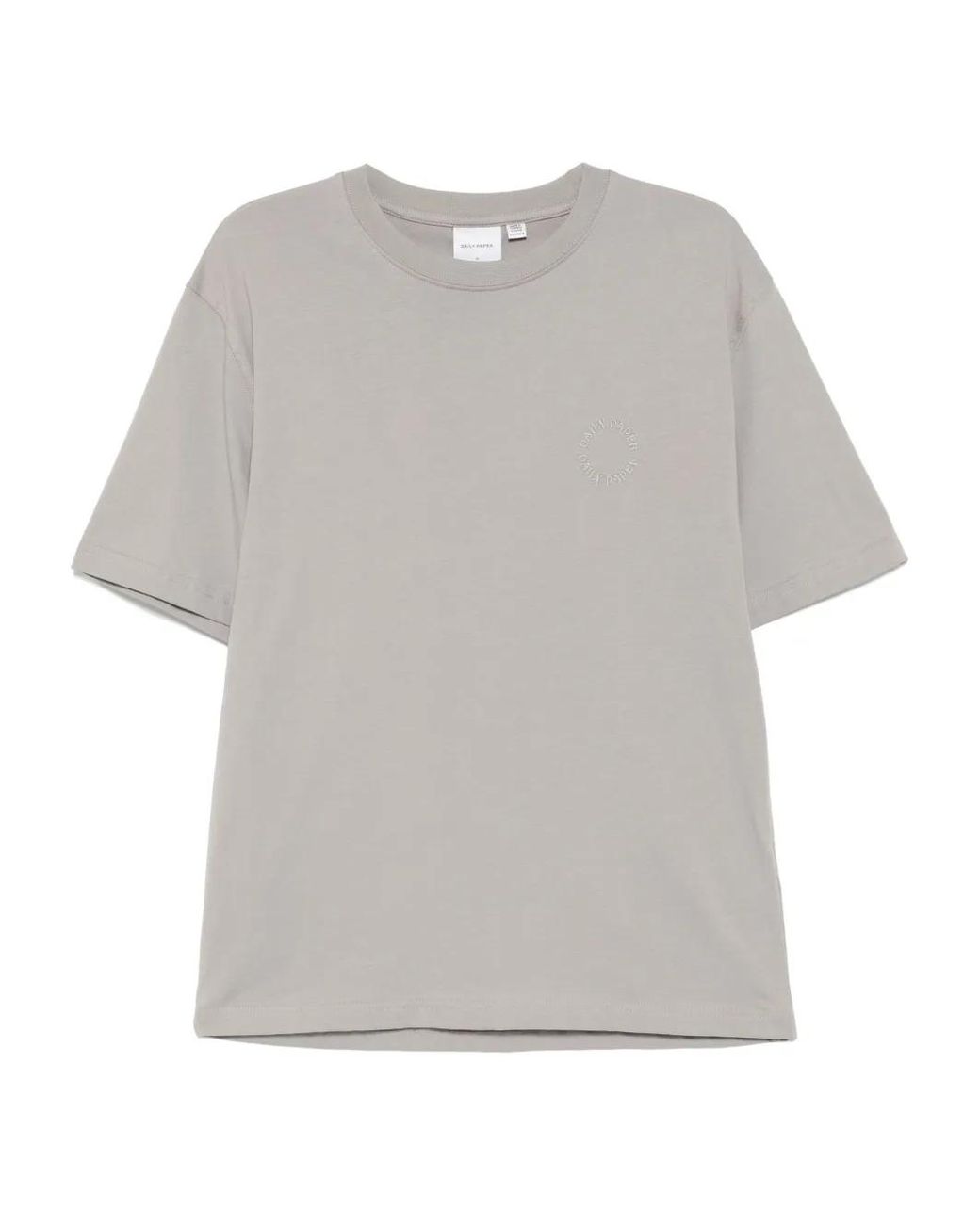 Daily Paper Gray Orbit Embroidered T-Shirt for men