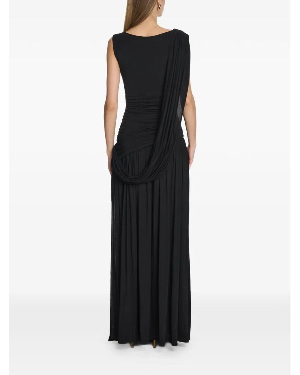 Axel 113 Black Isabell Ruched Dress