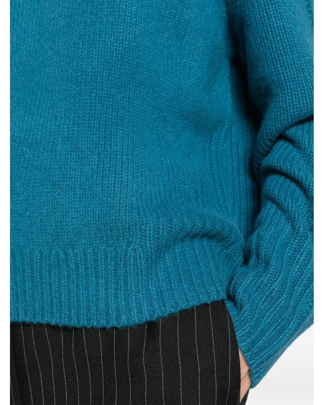 Joseph Blue Lofty Kaschmirpullover