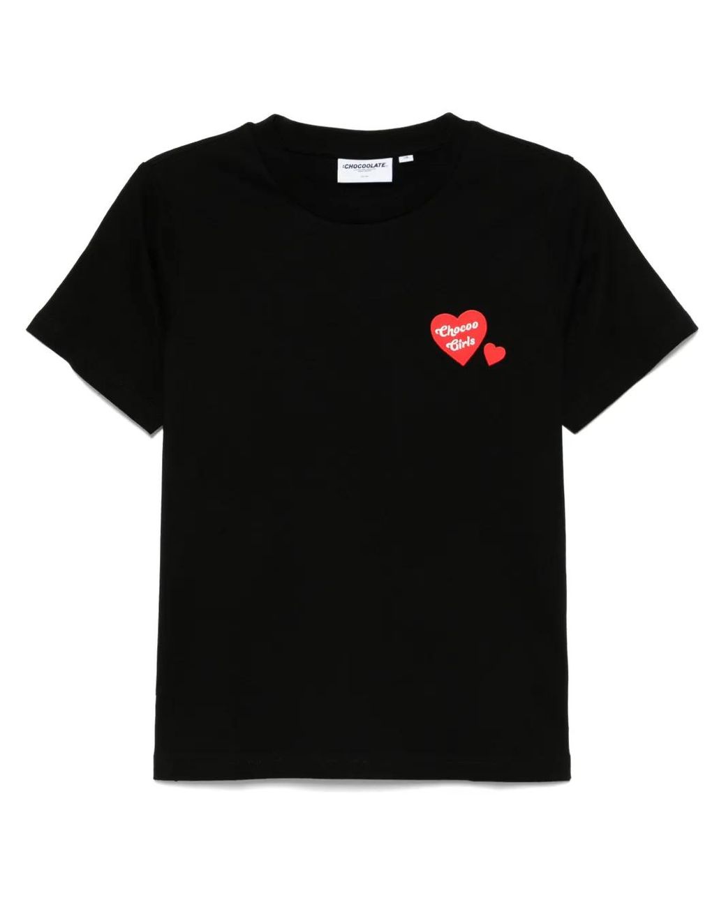 Chocoolate Black Logo-Patch T-Shirt