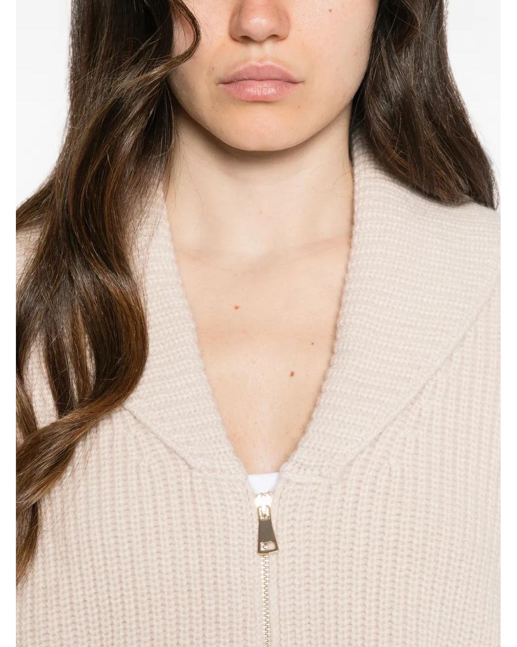 ELY ELY Kasjmier Vest in het White