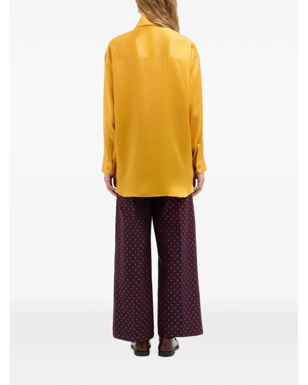 Pierre Louis Mascia Yellow Mutka Buttoned Shirt