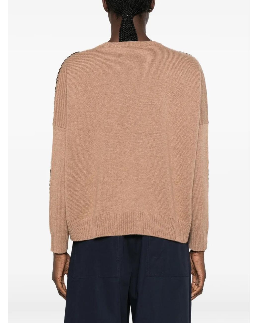 Kujten Natural Amea Snow Long-Sleeves Sweater