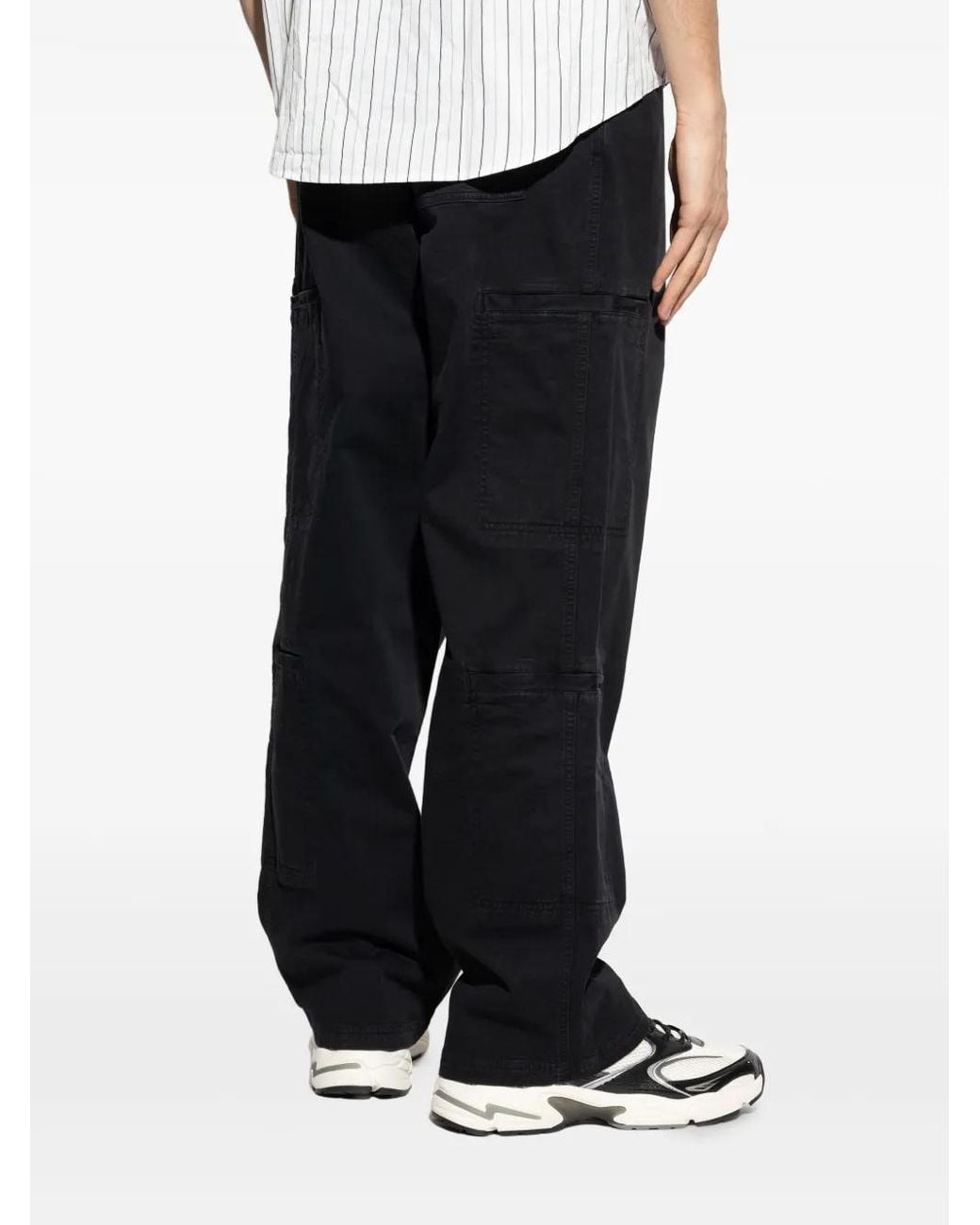 Pantalones Anchos Represent de hombre de color Black