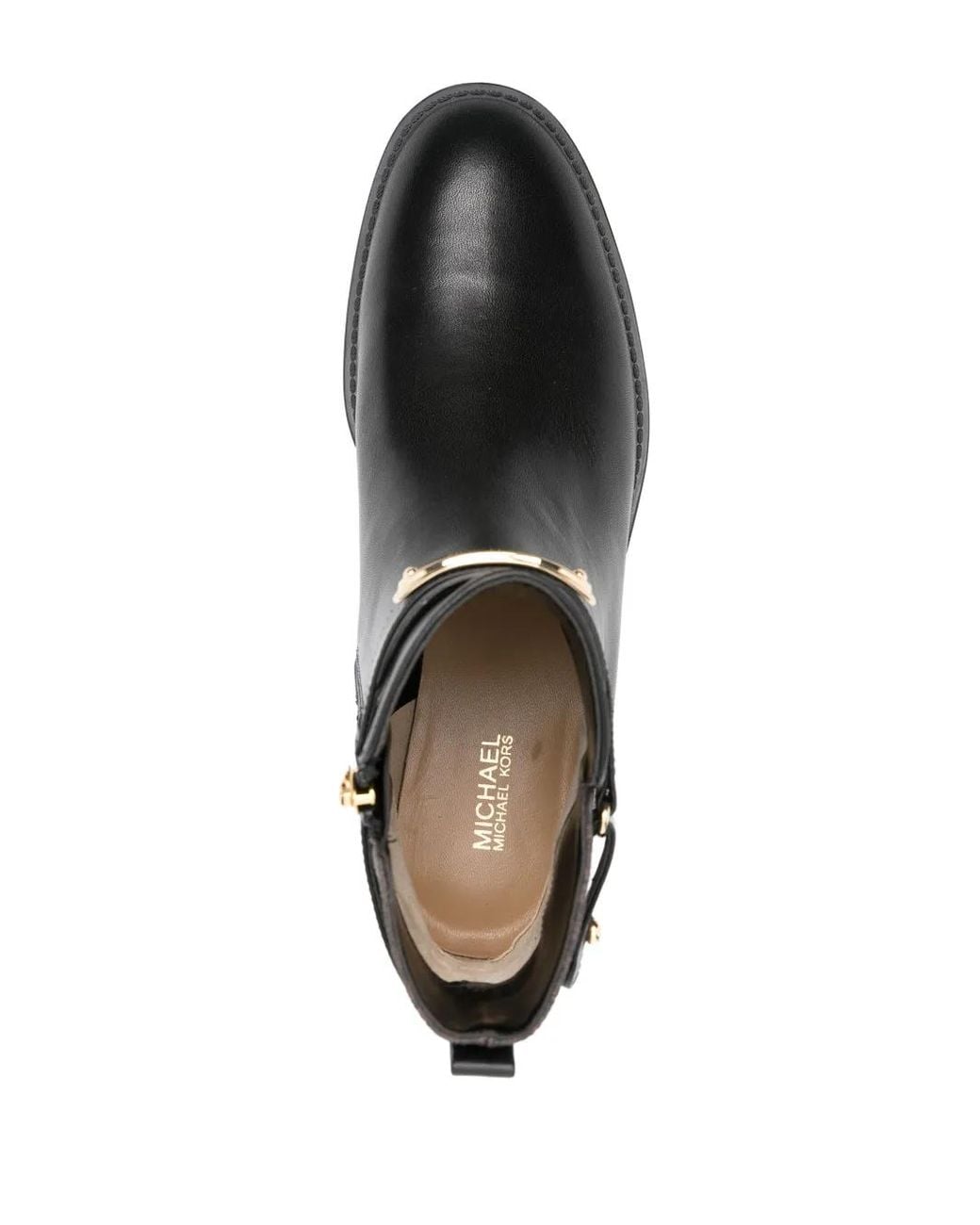 MICHAEL Michael Kors Black Darcy Monogram-Print Boots