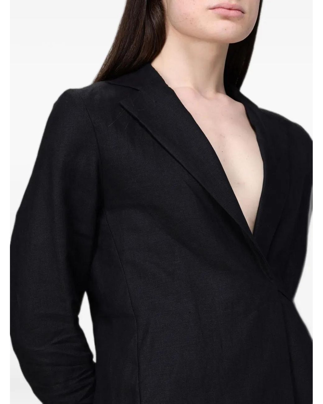 Colmar Black Wrap-Tie Blazer