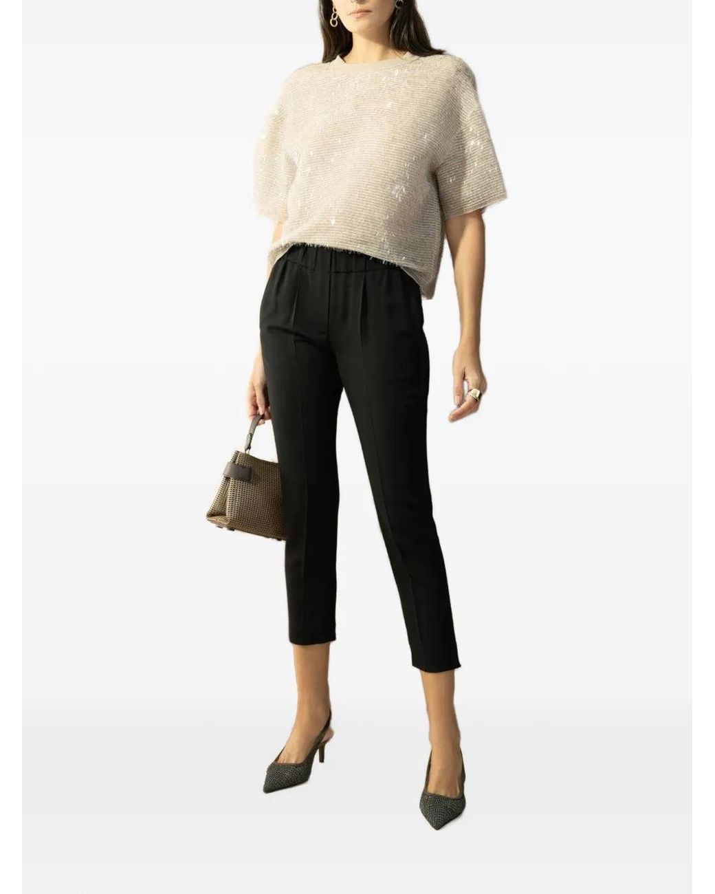 Brunello Cucinelli White Blouse