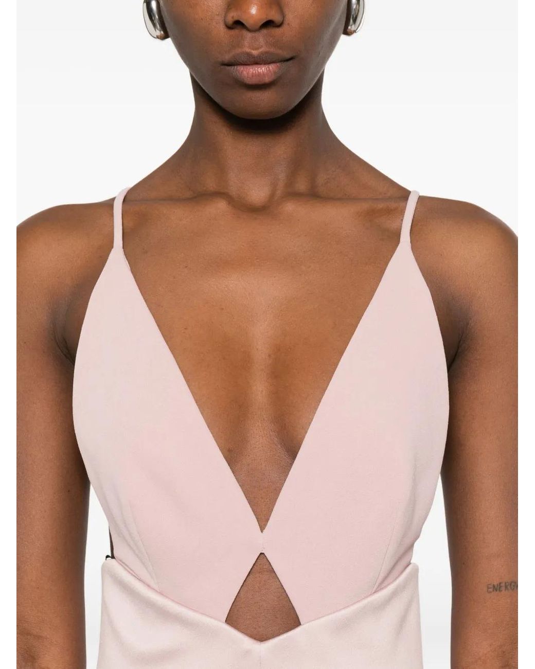 Solace London Avallon マキシドレス Pink