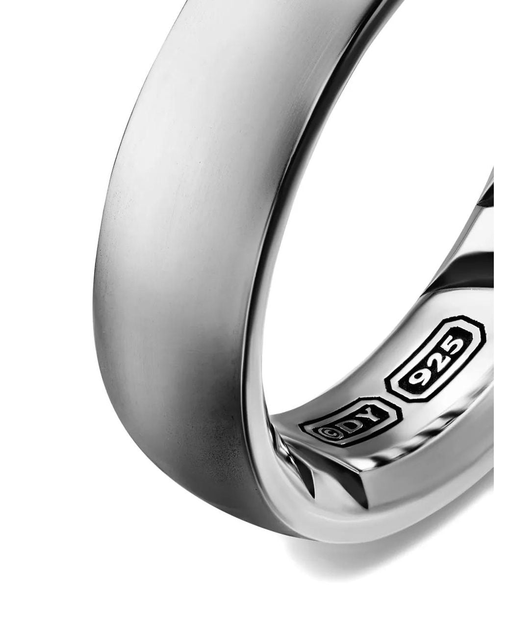 David Yurman Gray Streamline Band Ring for men