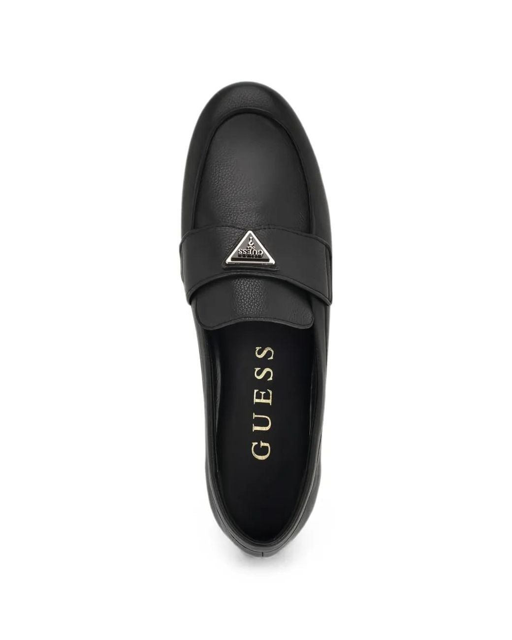 Guess Black Leather Loafers