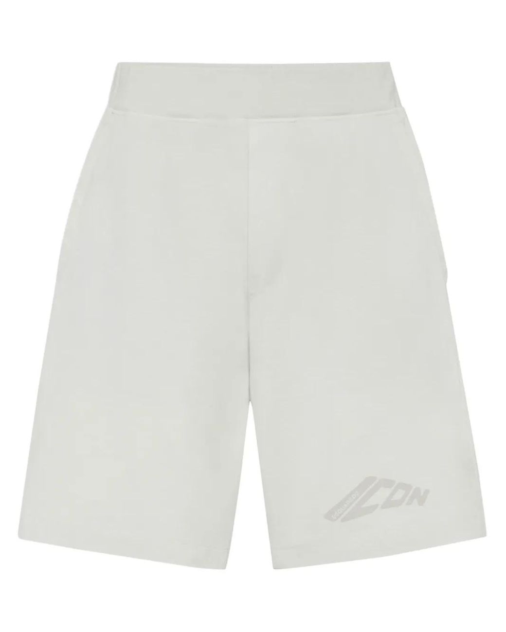 DSquared² White Icon New Generation Sweat Shorts for men
