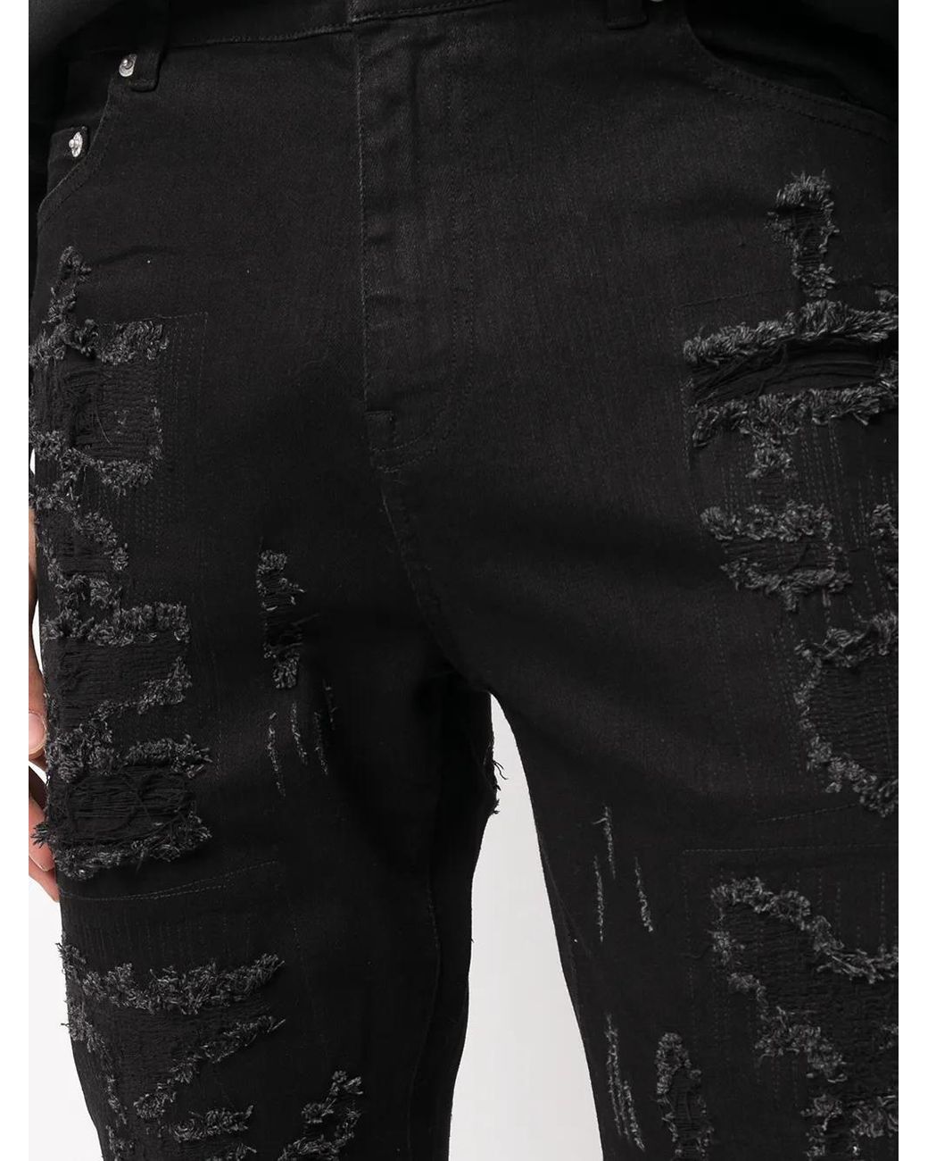 God's Masterful Children Black Apocalypse Skinny Jeans for men