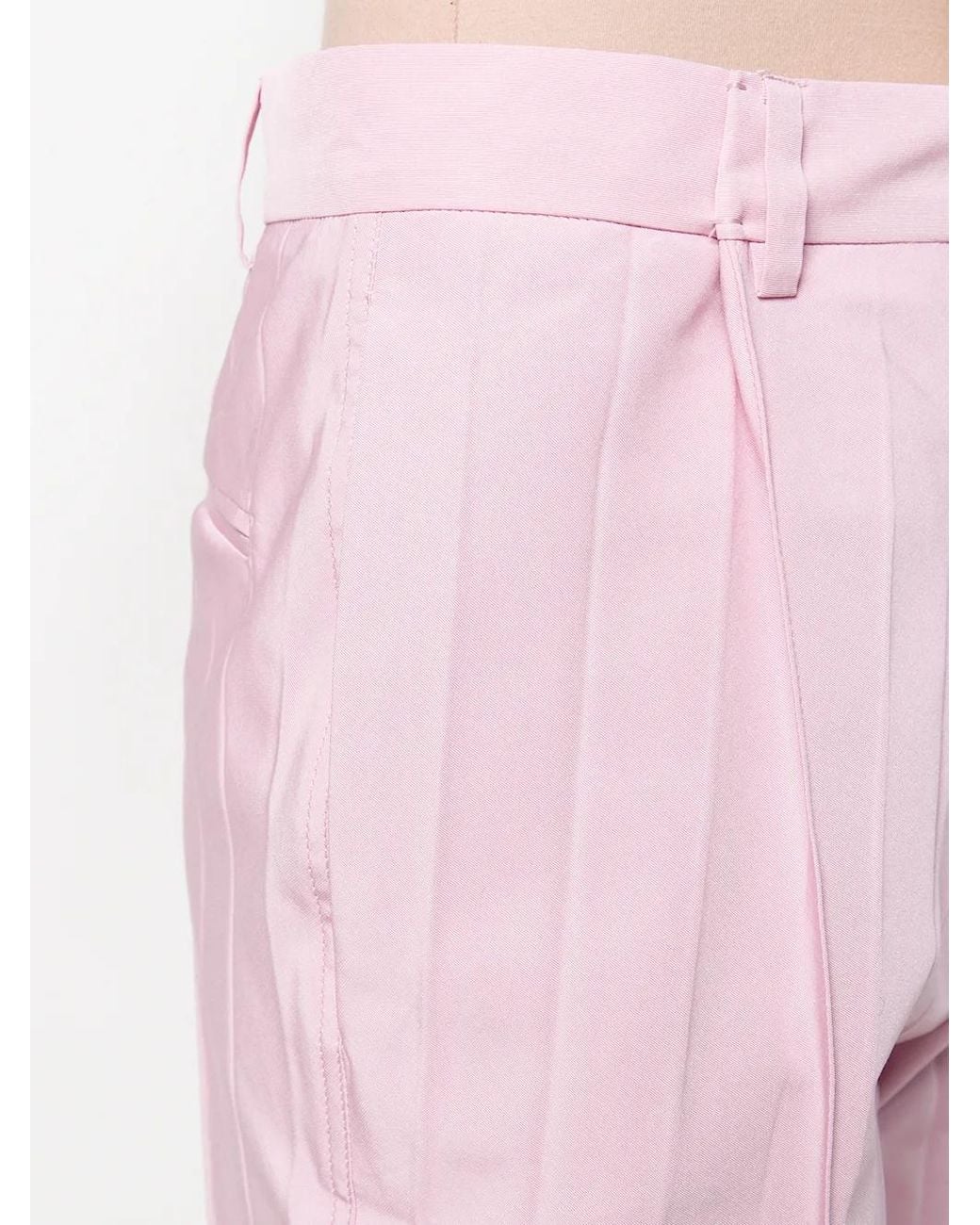 Valentino Garavani Geplooide Broek in het Pink