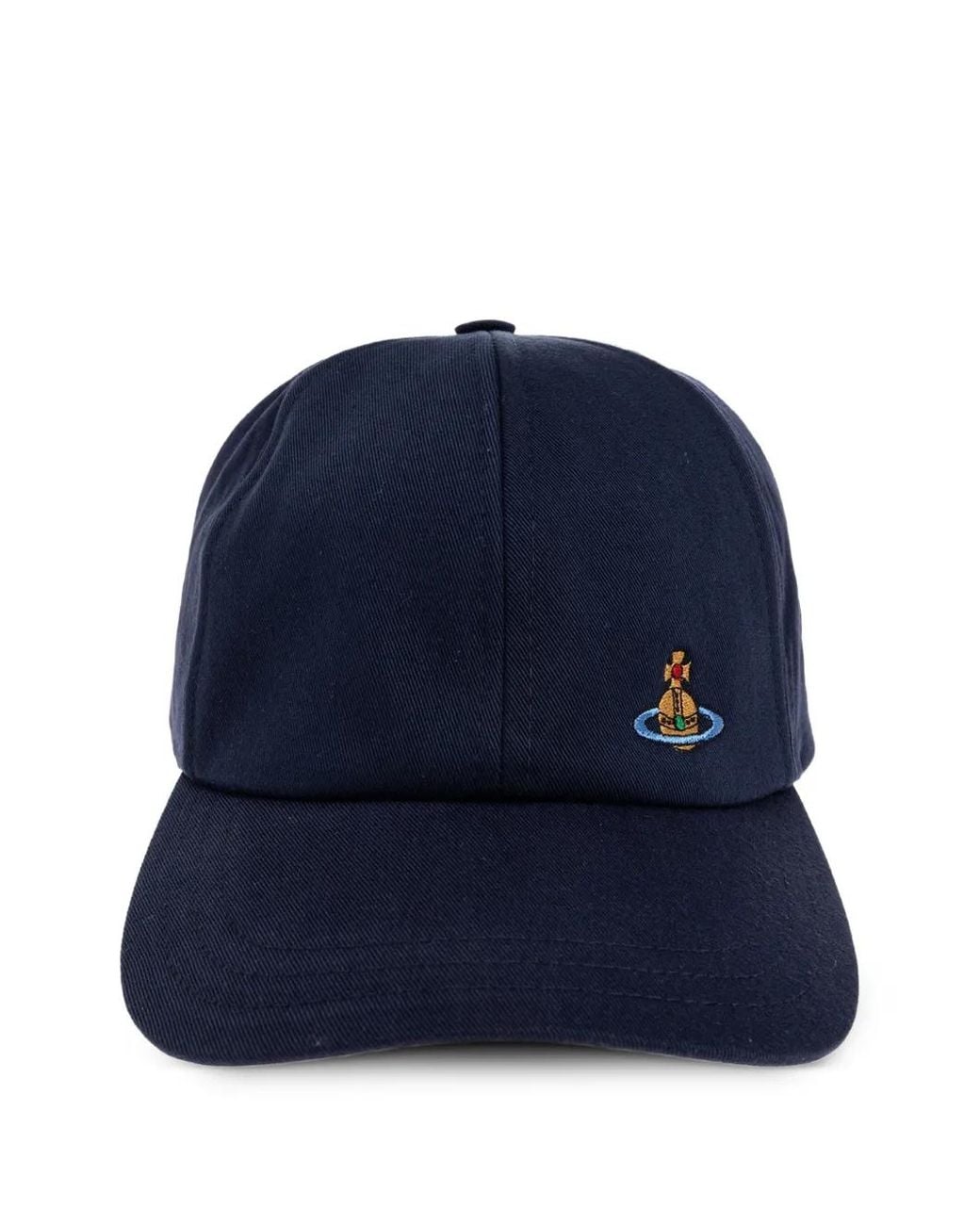 Vivienne Westwood Blue Orb-Embroidered Baseball Cap