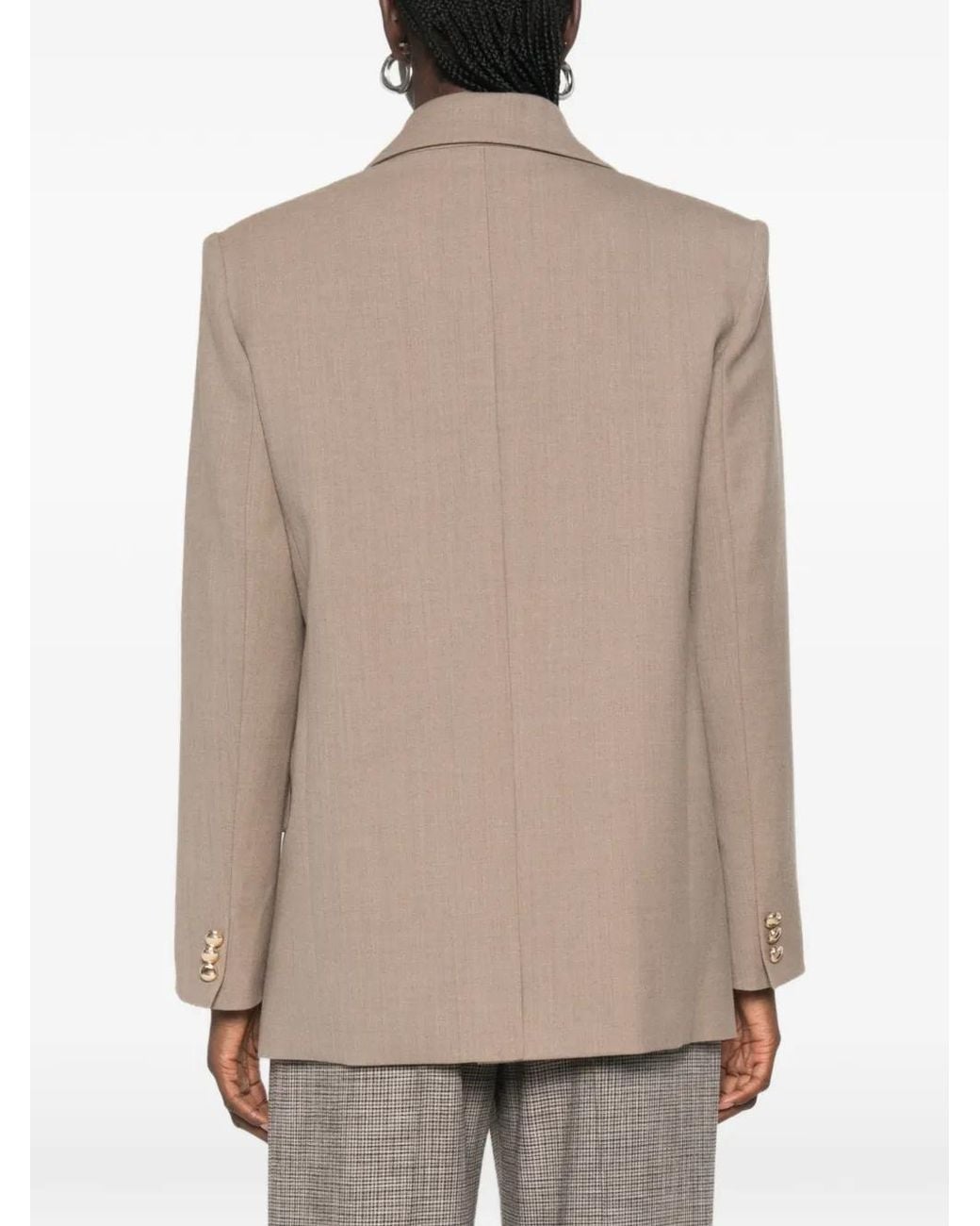 Maje Natural Single-Breasted Blazer