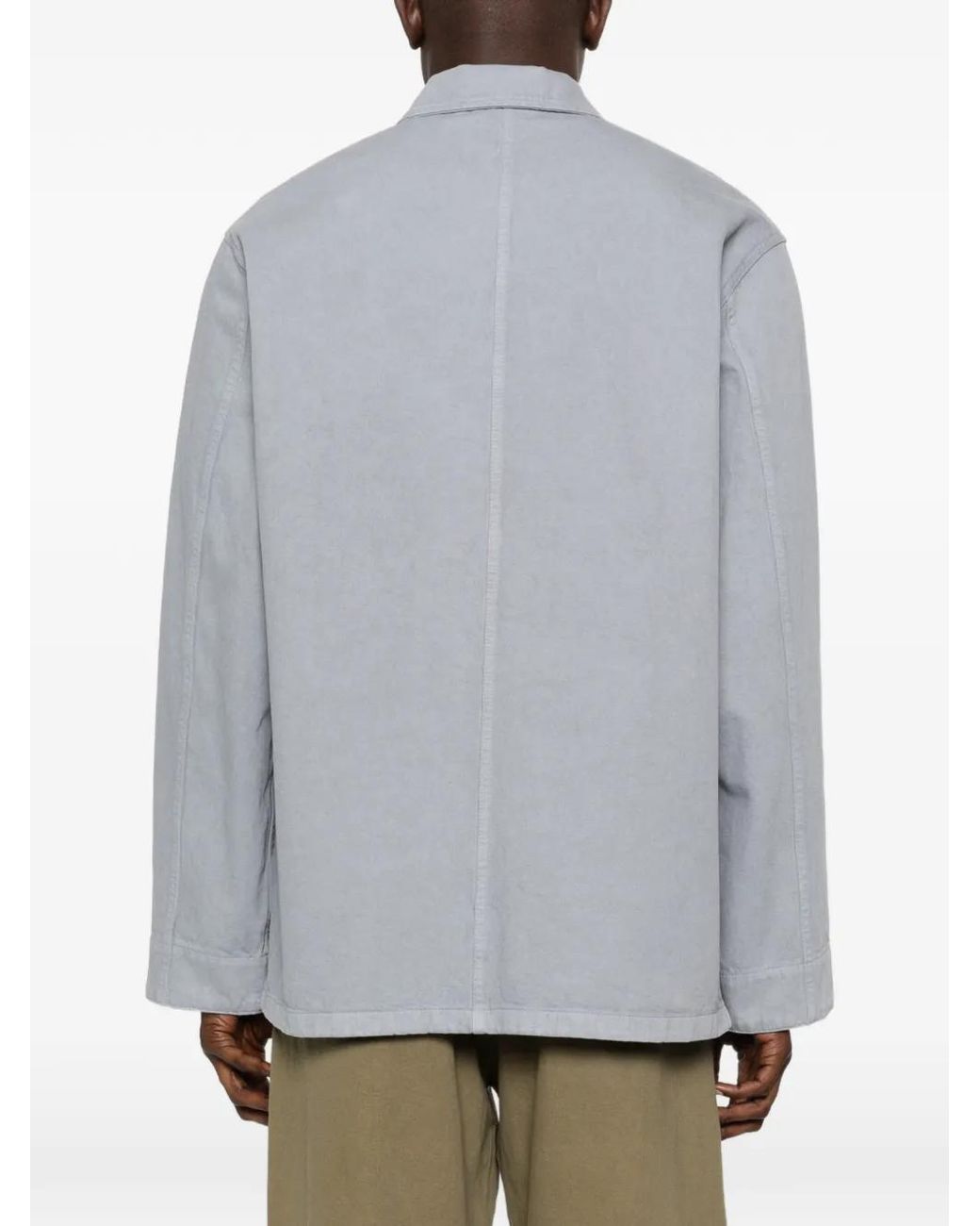 A.P.C. Gray Loose-Fit Overshirt for men