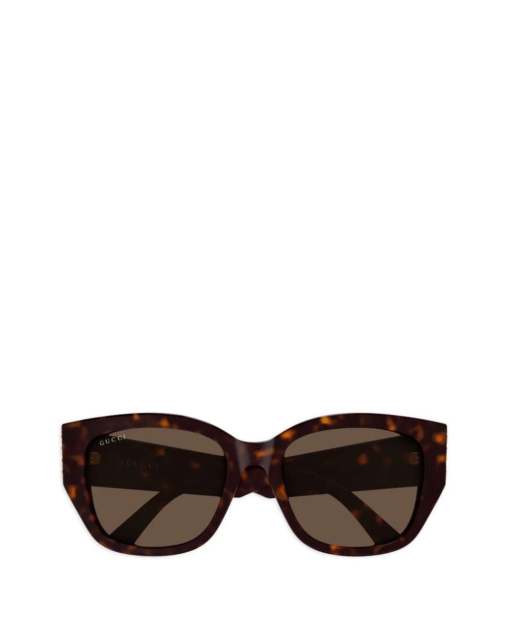 Gucci Brown Cat-Eye Logo Sunglasses