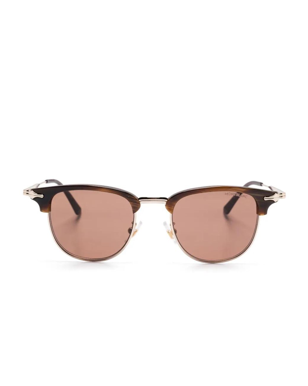 Montblanc Pink Square-Frame Sunglasses for men