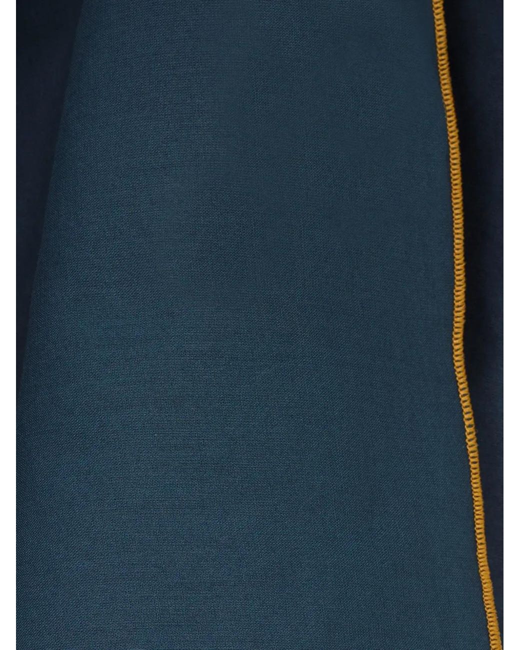 Eres Blue Voilier V-Neck Kaftan Dress