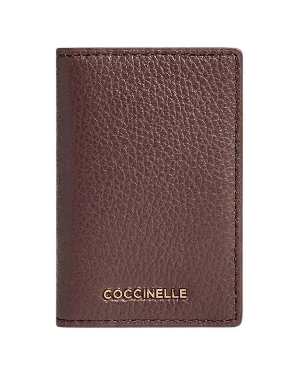 Coccinelle Brown Metallic Leather Wallet