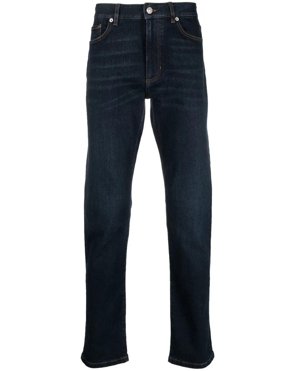 Zegna Blue Roccia Slim-Fit Jeans for men