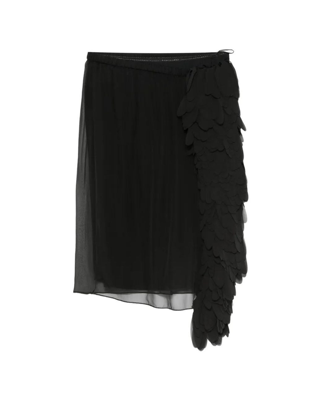 N°21 Black Jupe Courte À Ornements