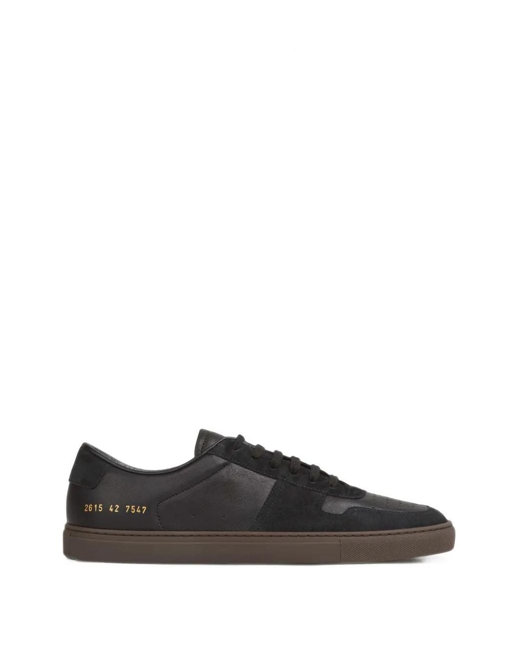 Common Projects Black Perforated Panelled Sneakers for men