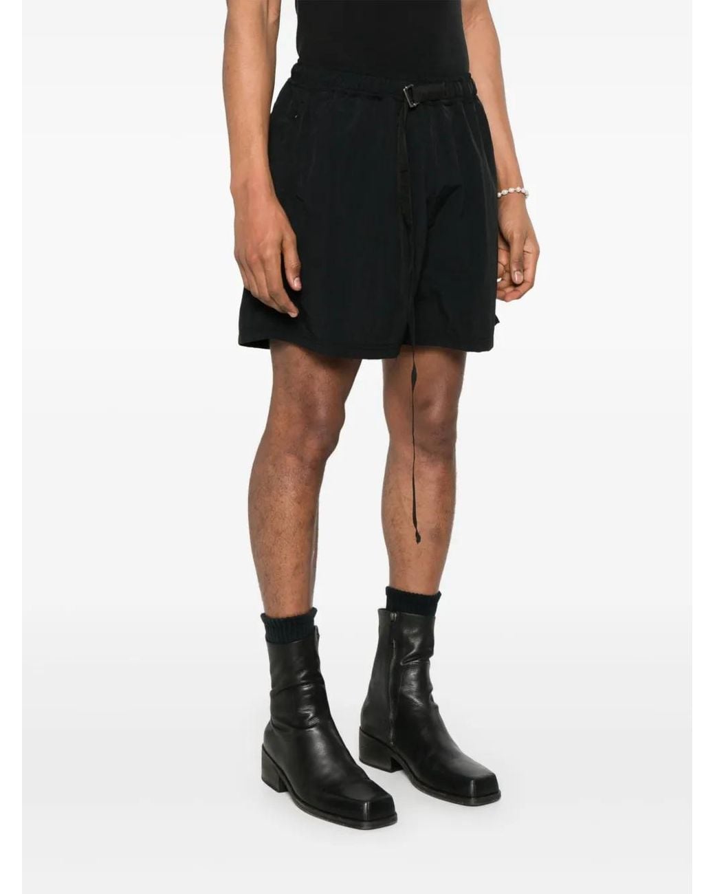 Paura Black Harlem Shorts for men