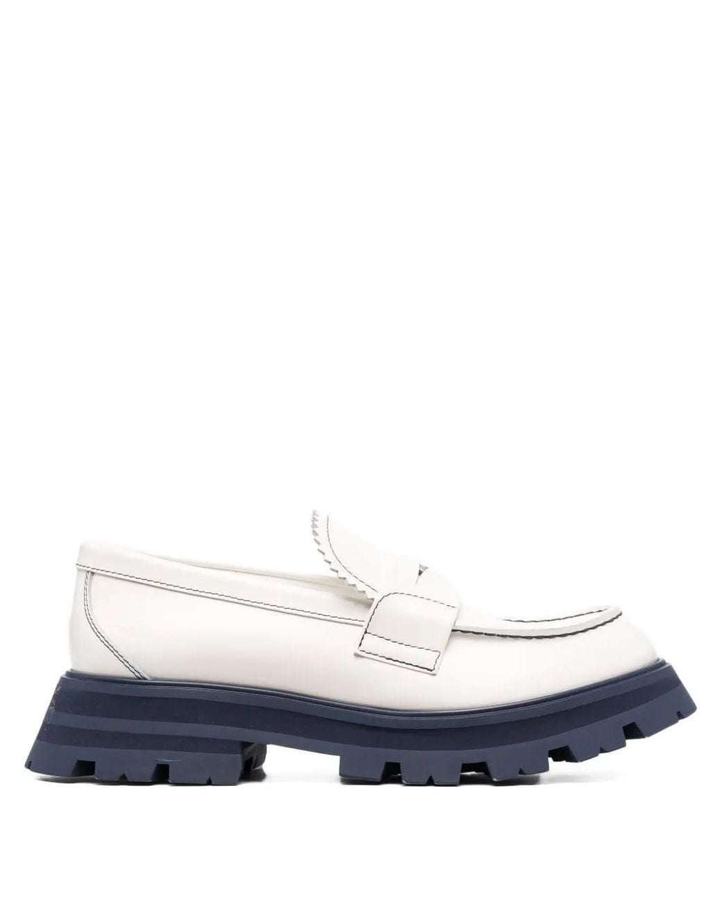 McQueen White Wander Loafer