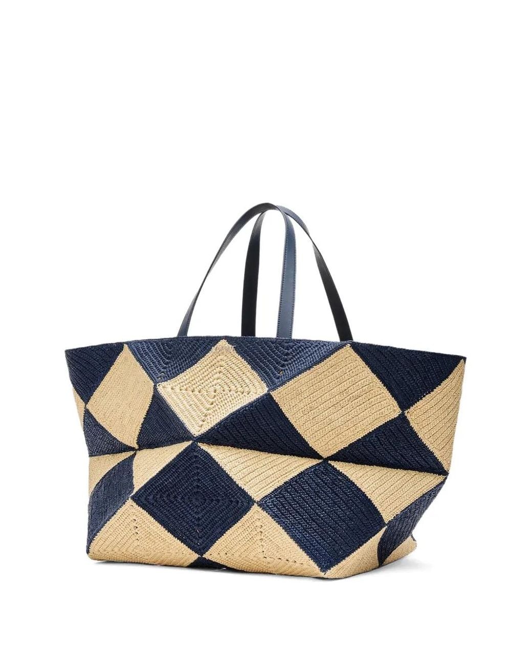 Loewe Blue Xxl Puzzle Fold Tote Bag