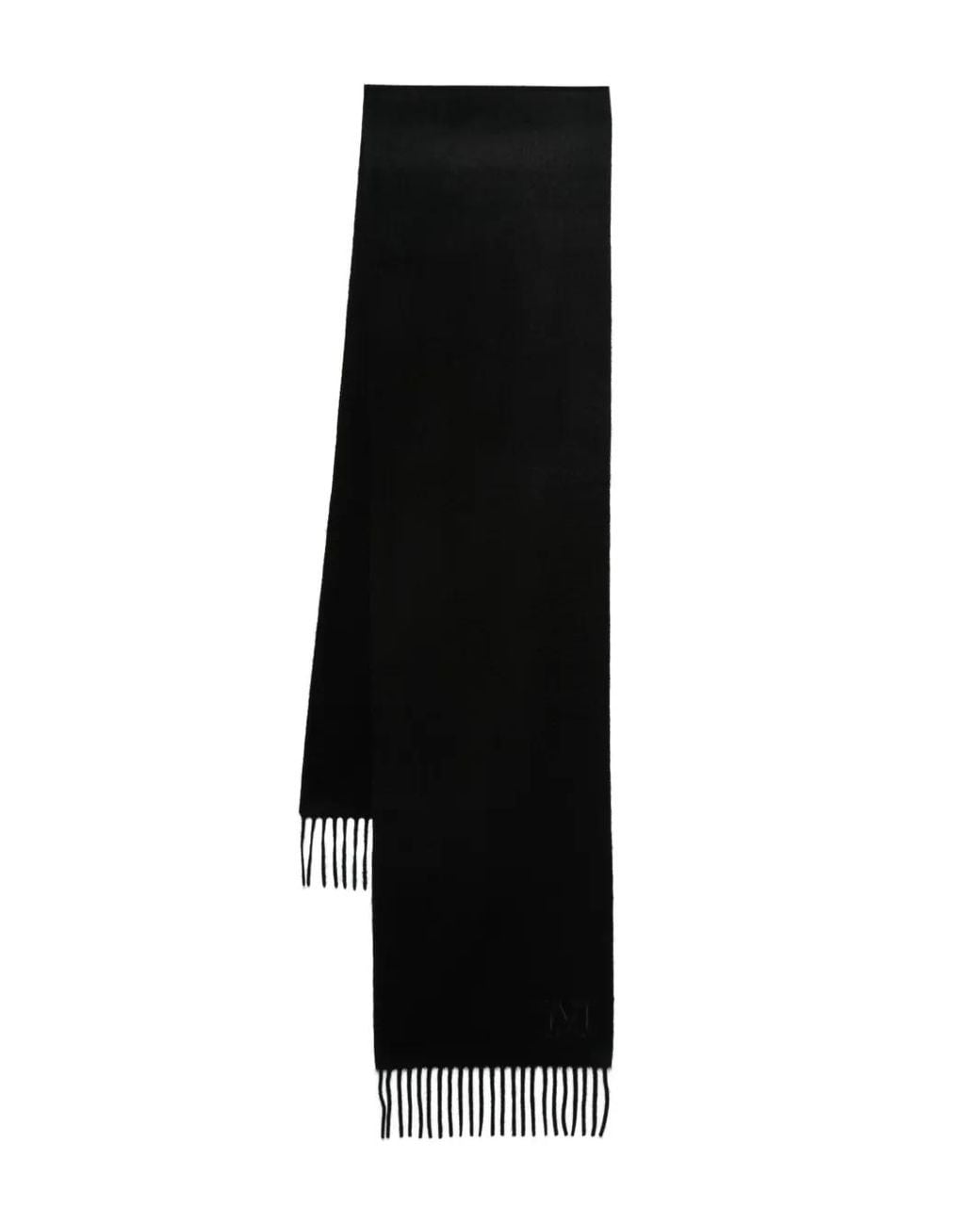 Max Mara Black Wool Scarf