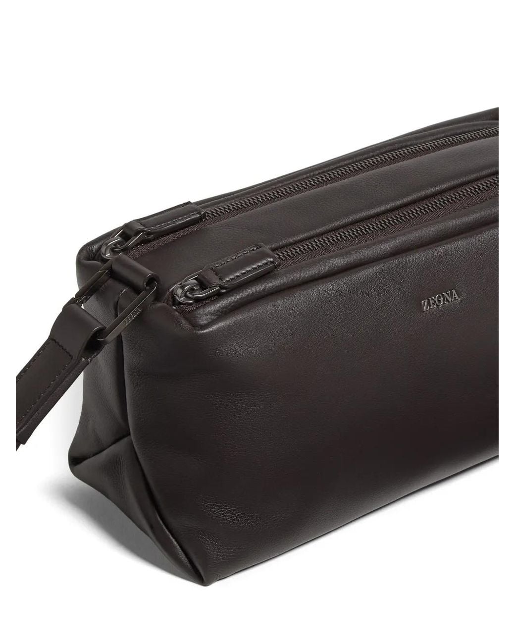 Zegna Black Secondskin Softy Pouch for men