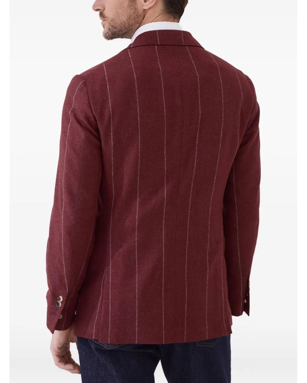 Blazer Cavallo Brunello Cucinelli de hombre de color Red