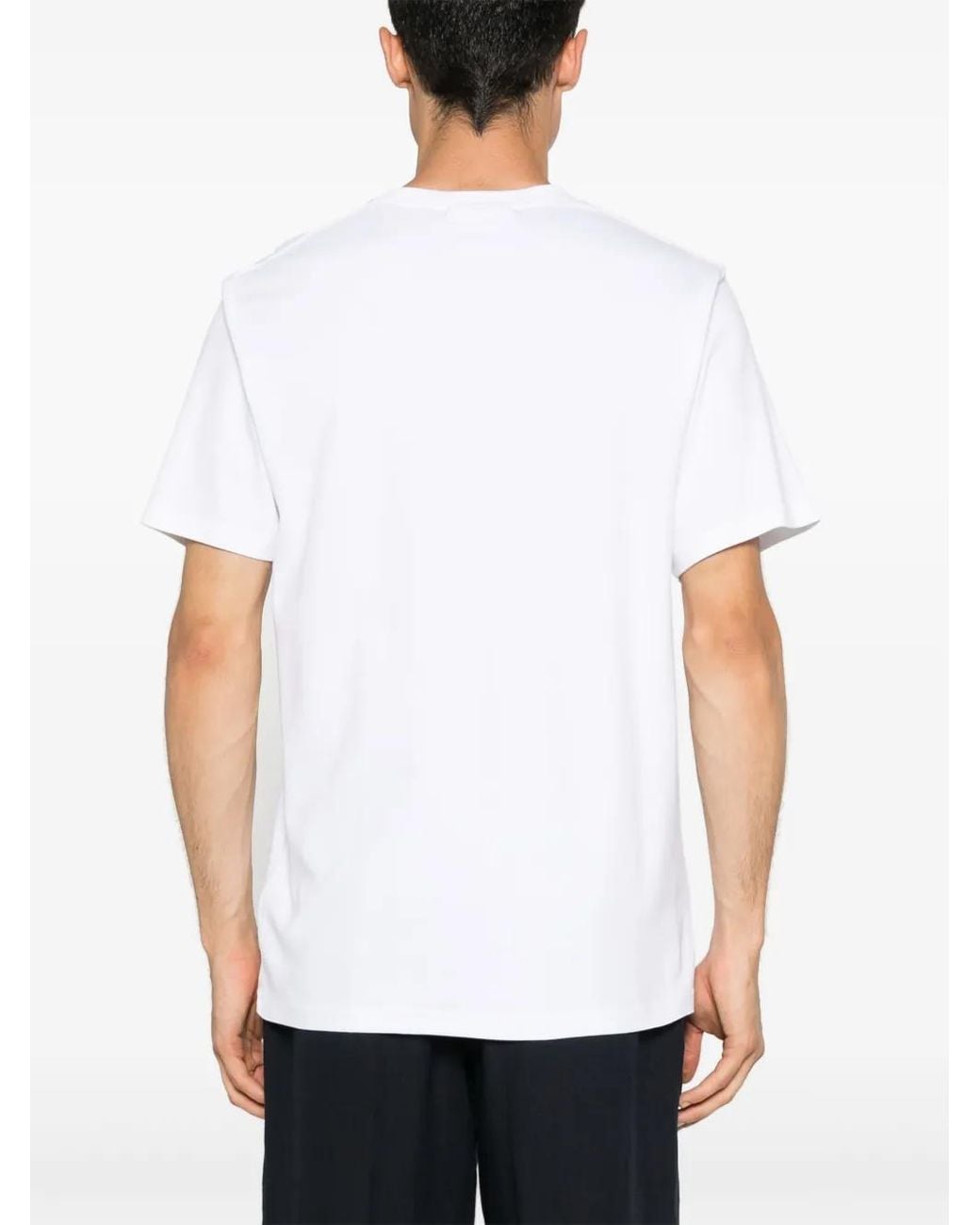 Orlebar Brown White Cotton Jersey T-Shirt for men