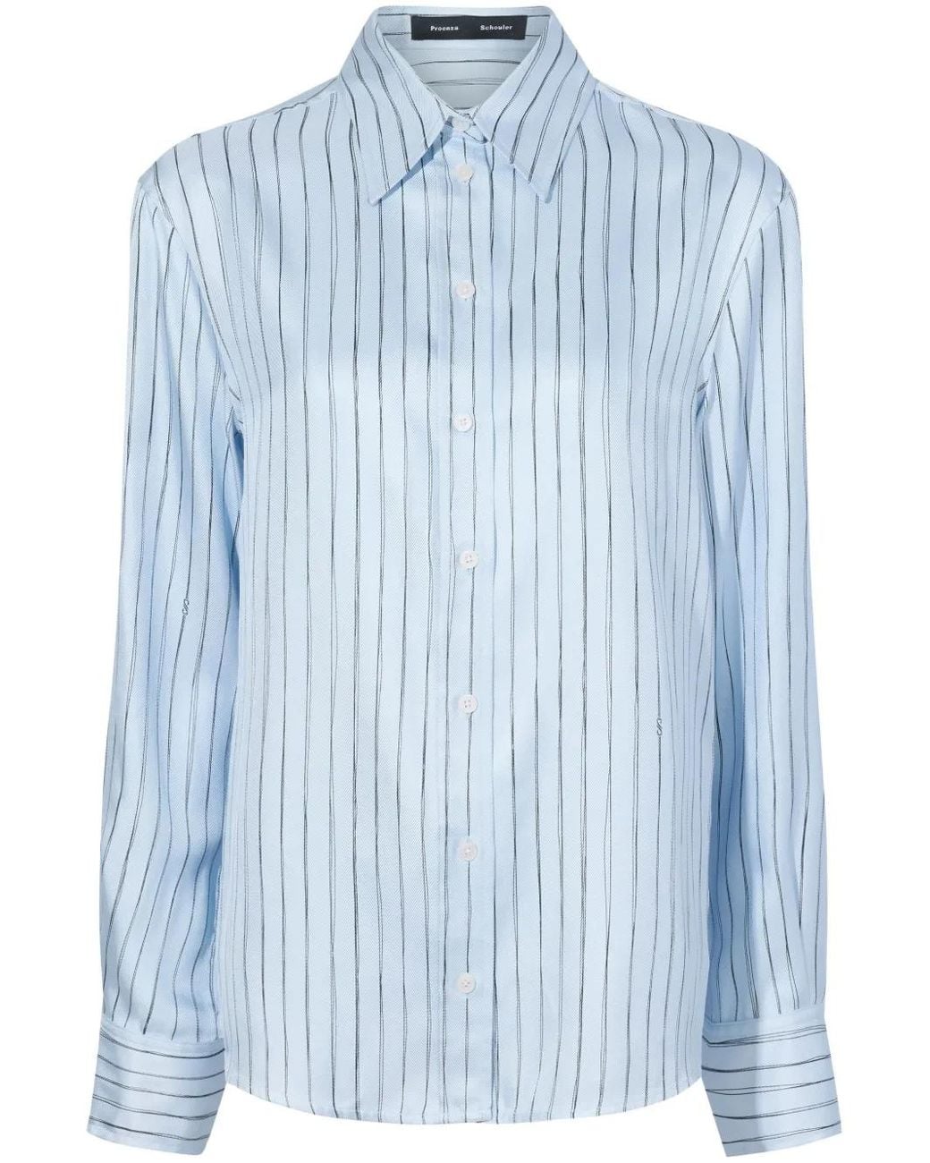 Proenza Schouler Blue Madison Shirt