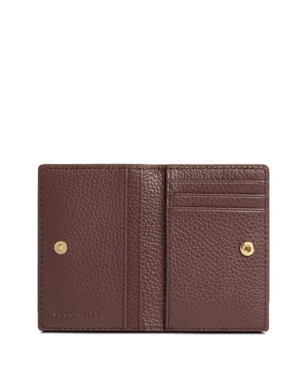 Coccinelle Brown Metallic Leather Wallet