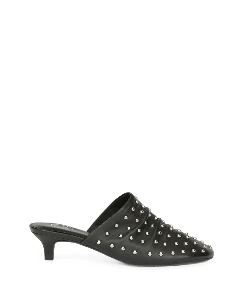 Ash Black Eloise Stud-Embellished Mules