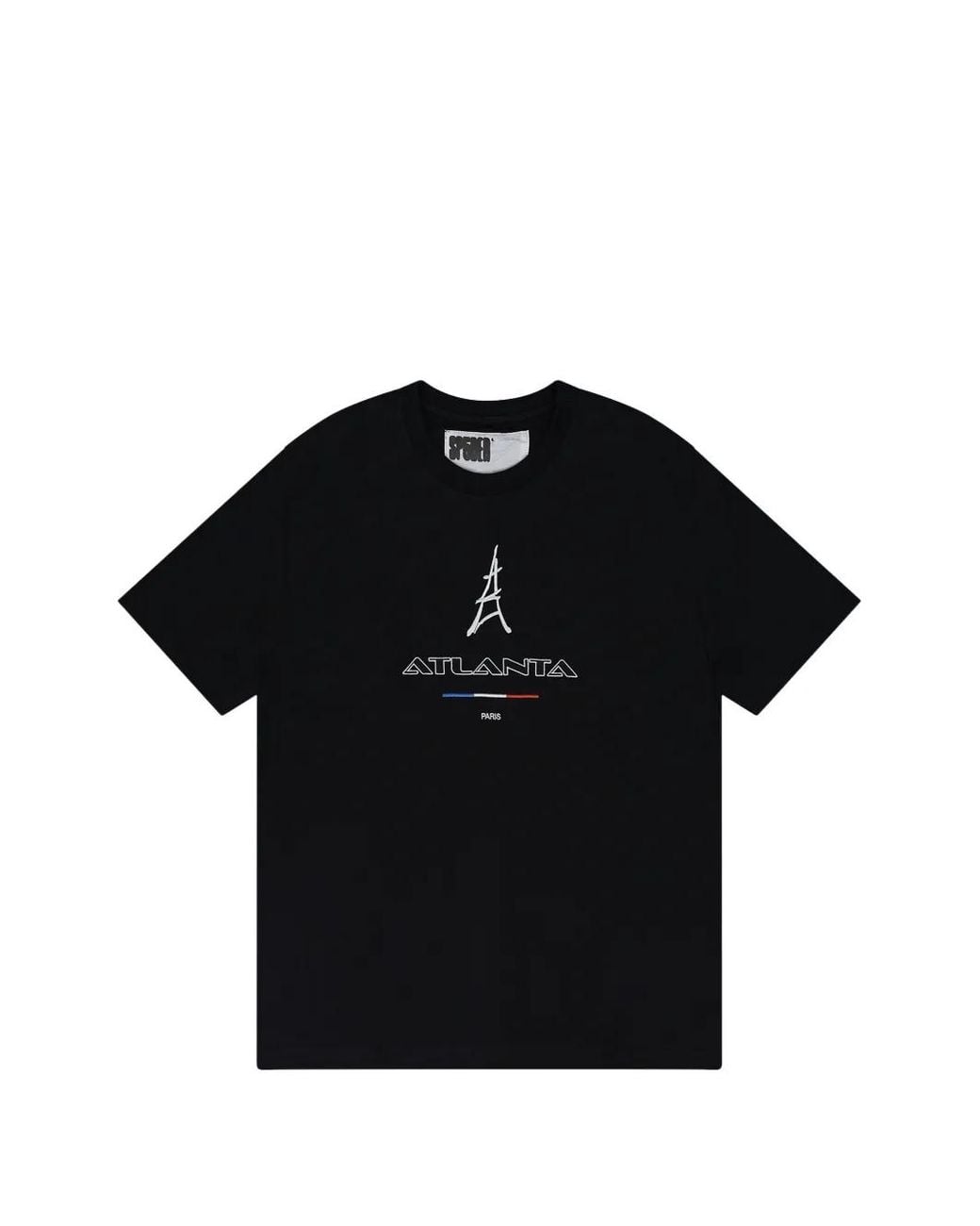 Sp5der Black Graphic-Print T-Shirt for men