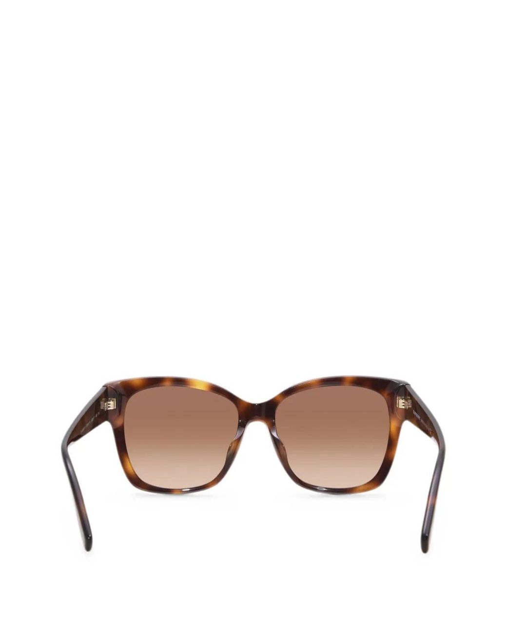 Burberry Pink Tortoiseshell-Effect Logo-Plaque Sunglasses