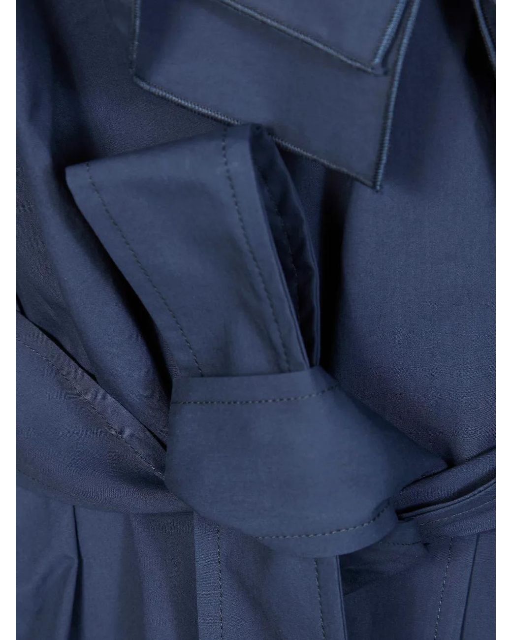 P.A.R.O.S.H. Blue Belted Blouse