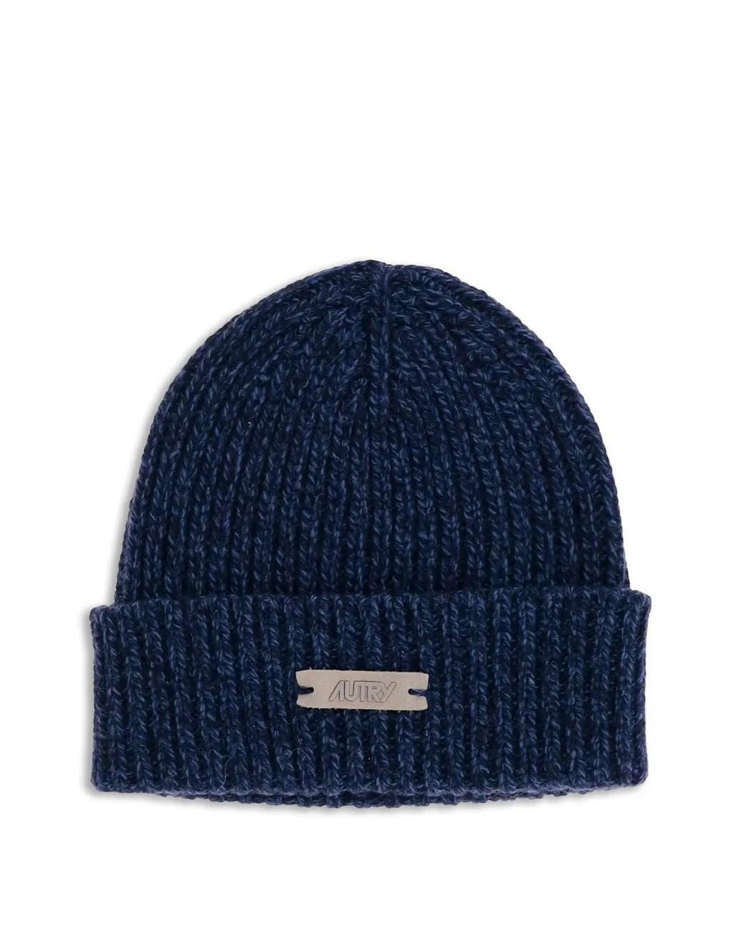 Autry Blue Beanie Main Unic Knit for men