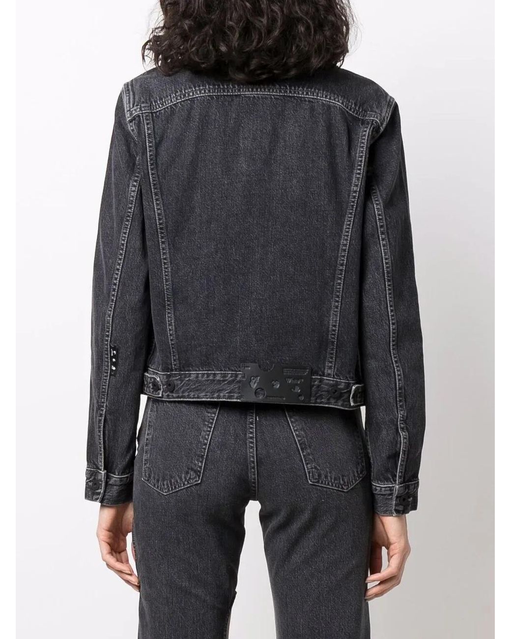 Off-White c/o Virgil Abloh Black Meteor Denim Jacket