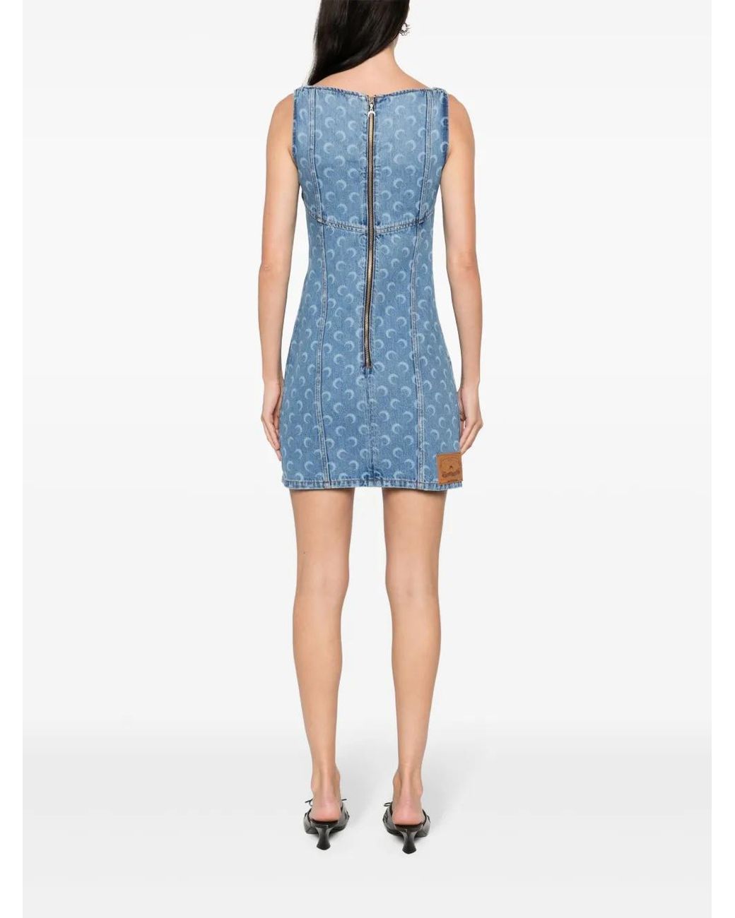 MARINE SERRE Blue Dresses