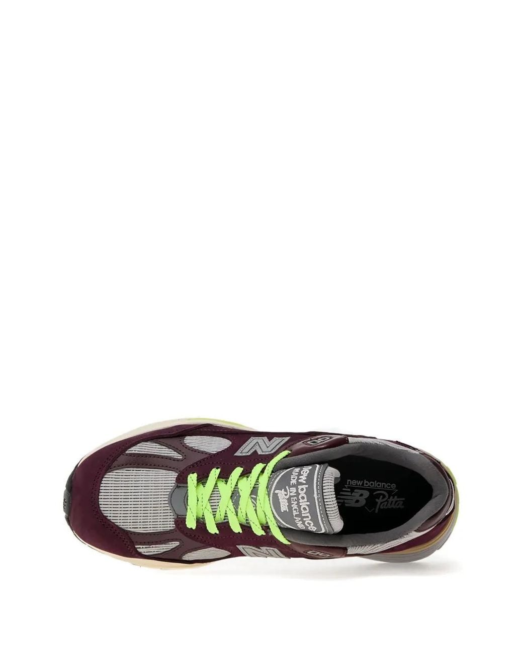 New Balance Purple X Patta 991V2 Lace-Up Sneakers