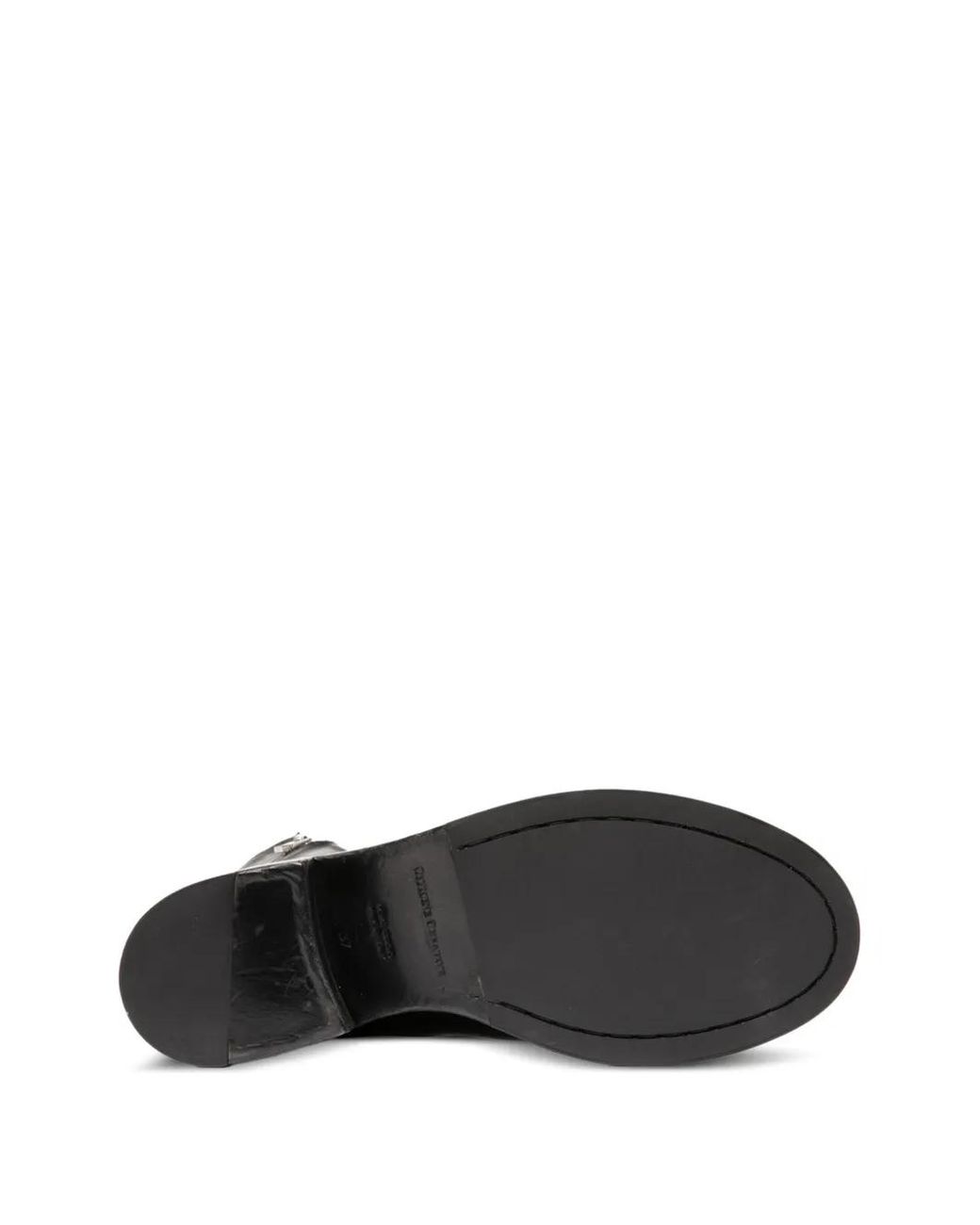 Officine Creative Black Brett 010 Side-Zip Ankle Boots
